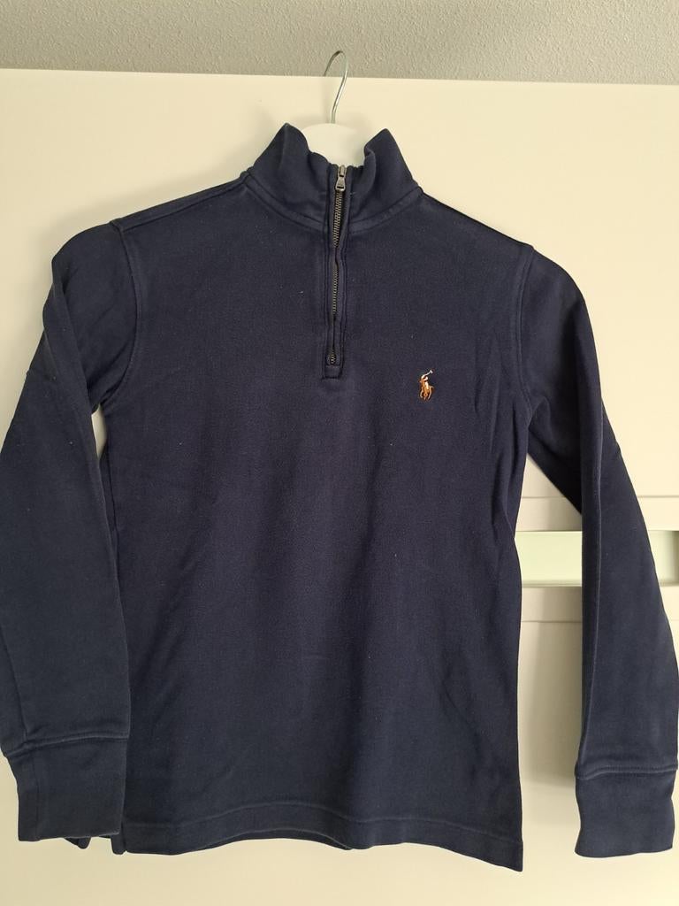 Polo Ralph Lauren trui donkerblauw maat 9-10, Ophalen of Verzenden, Jongen