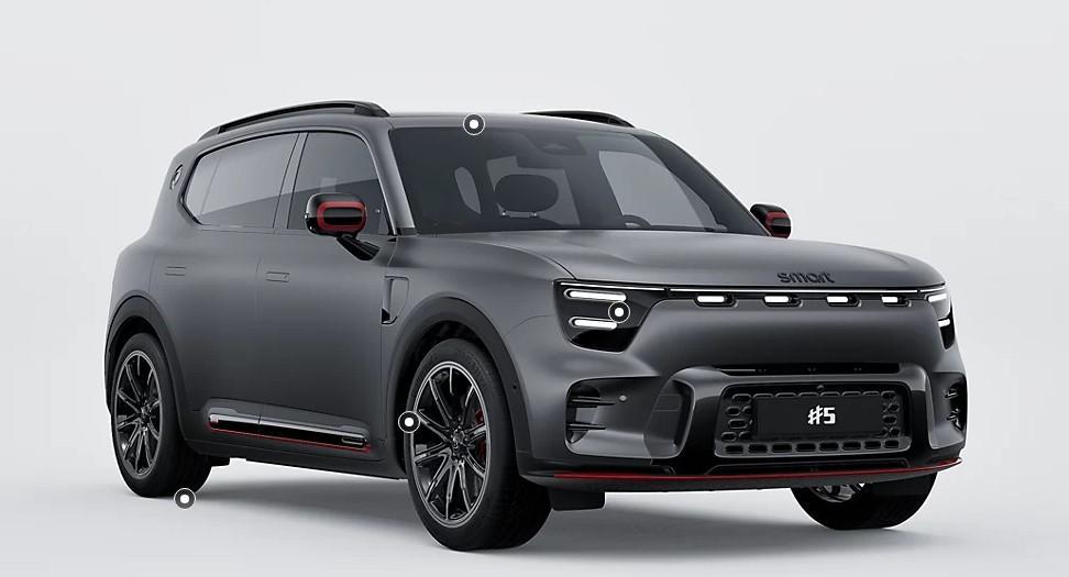 smart #5 Brabus 100 kWh | April 2026 | 646 PK! | Drive Pilot, Auto's, Smart, Automaat, 2378 kg, 540 km, Verwarming stoelen achter