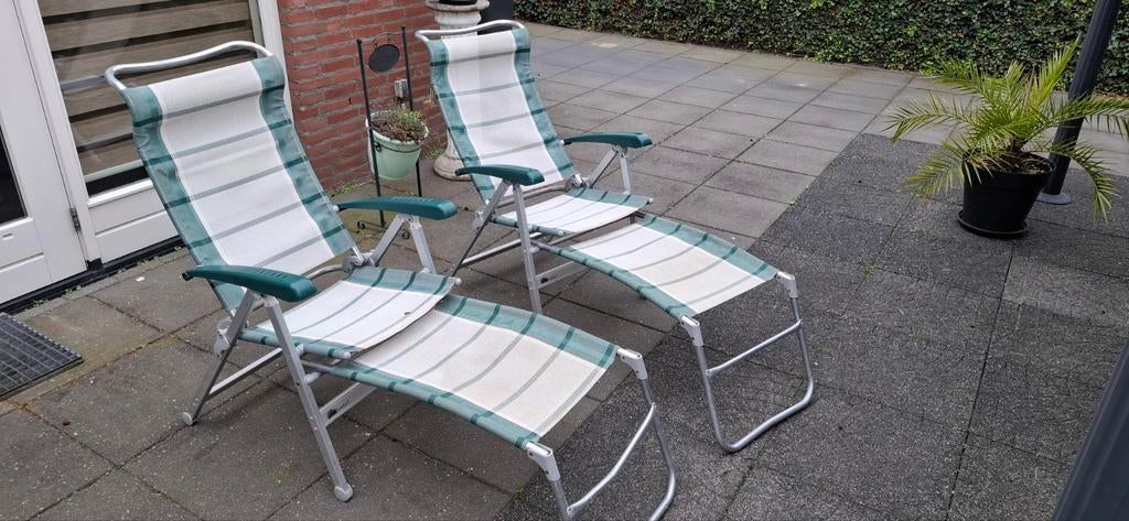 Dukdalf campingstoelen met tafel, Ophalen, Gebruikt, Campingstoel
