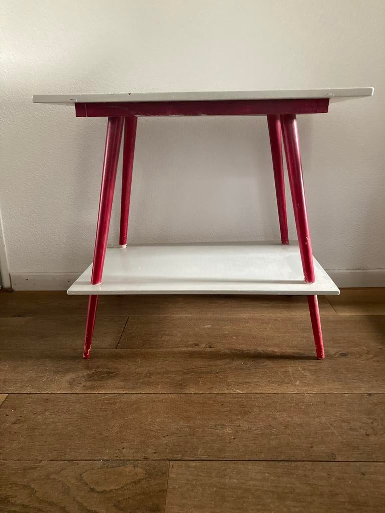Retro vintage jaren ‘60/‘70 sidetable/ theetafel, Ophalen, Huis en Inrichting