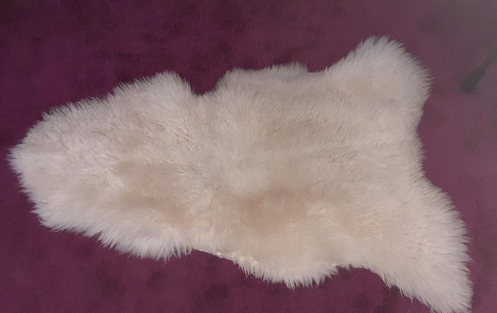 Schapenvacht wit, Ophalen of Verzenden, Zo goed als nieuw