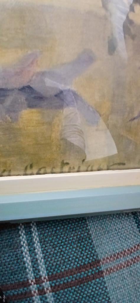 Schilderij met bloemenstilleven, gesigneerd, Ophalen of Verzenden