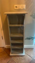 Vitrine glas kast, Ophalen, Zo goed als nieuw, Hout, Cd's