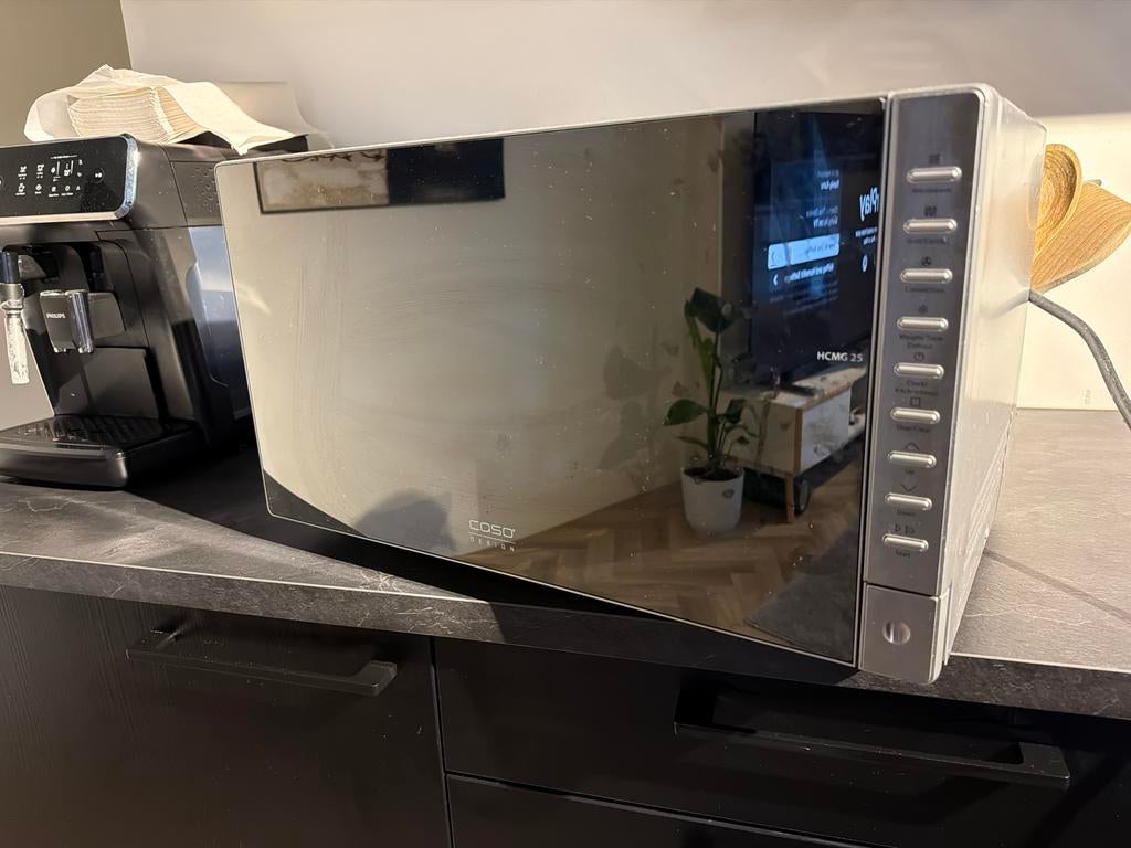 combimagnetron - Alles werkt perfect!, Ophalen, Combimagnetron, Grill, Zo goed als nieuw