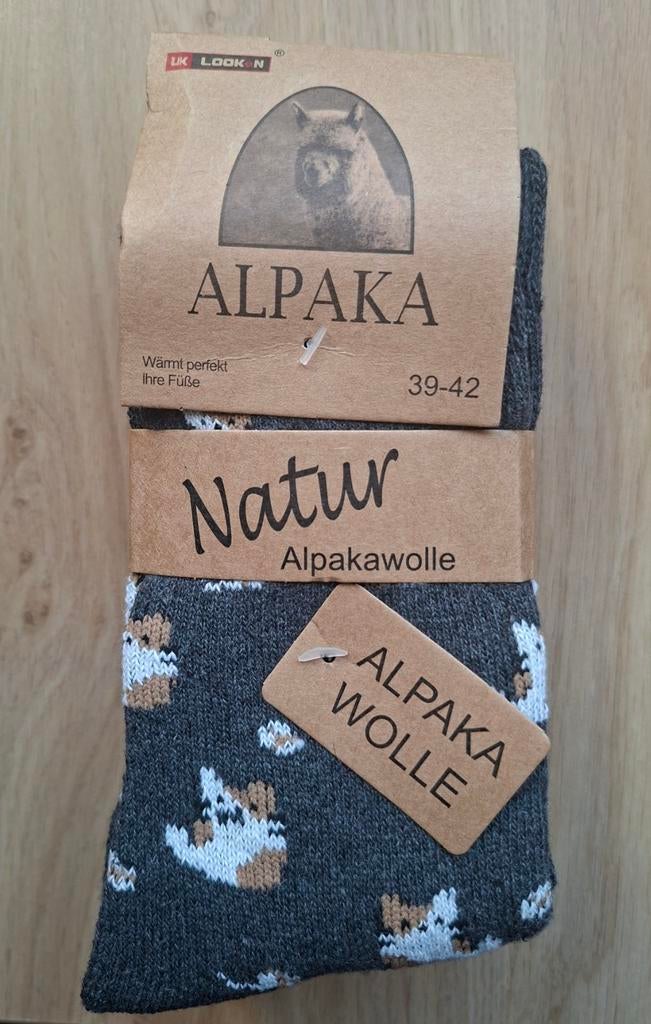 3 Paar Dunne Alpaka Wollen Sokken Maat 39-42 (Kat&Muis), Sokken en Kniesokken, Alpaka, Nieuw, Ophalen of Verzenden