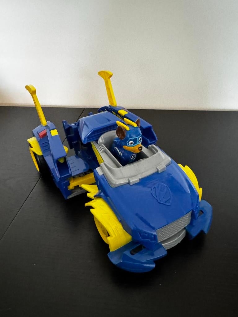 Paw Patrol Mighty Pups Super Paws Chase voertuig, Ophalen of Verzenden, Gebruikt