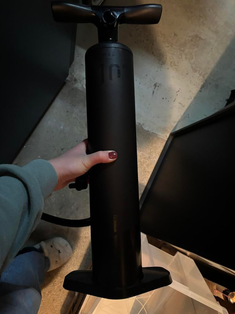 DECATHLON Handpomp dual action lage druk 0-10 PSI, Ophalen of Verzenden, Gebruikt