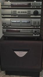 Complete Sonystereo installatie, speakers, subwoofer vintage, Ophalen of Verzenden, Gebruikt, Cd-speler, Sony