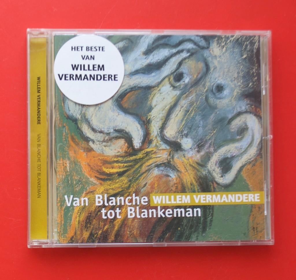 cd Willem Vermandere Van Blanche tot Blankeman uit 2000, Ophalen of Verzenden, Gebruikt