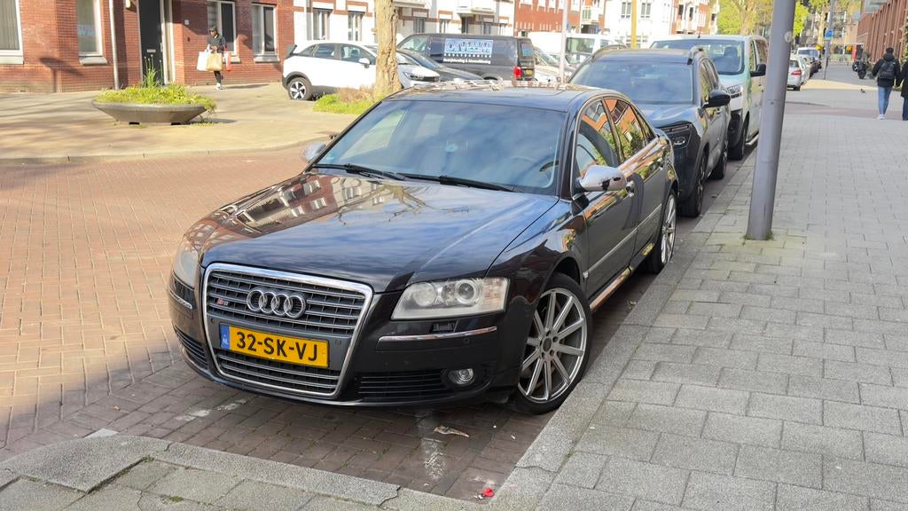 Audi A8 3.7 Quattro LPG  206KW AUT 2003 Zwart, Automaat, Zwart, Leder, Vierwielaandrijving
