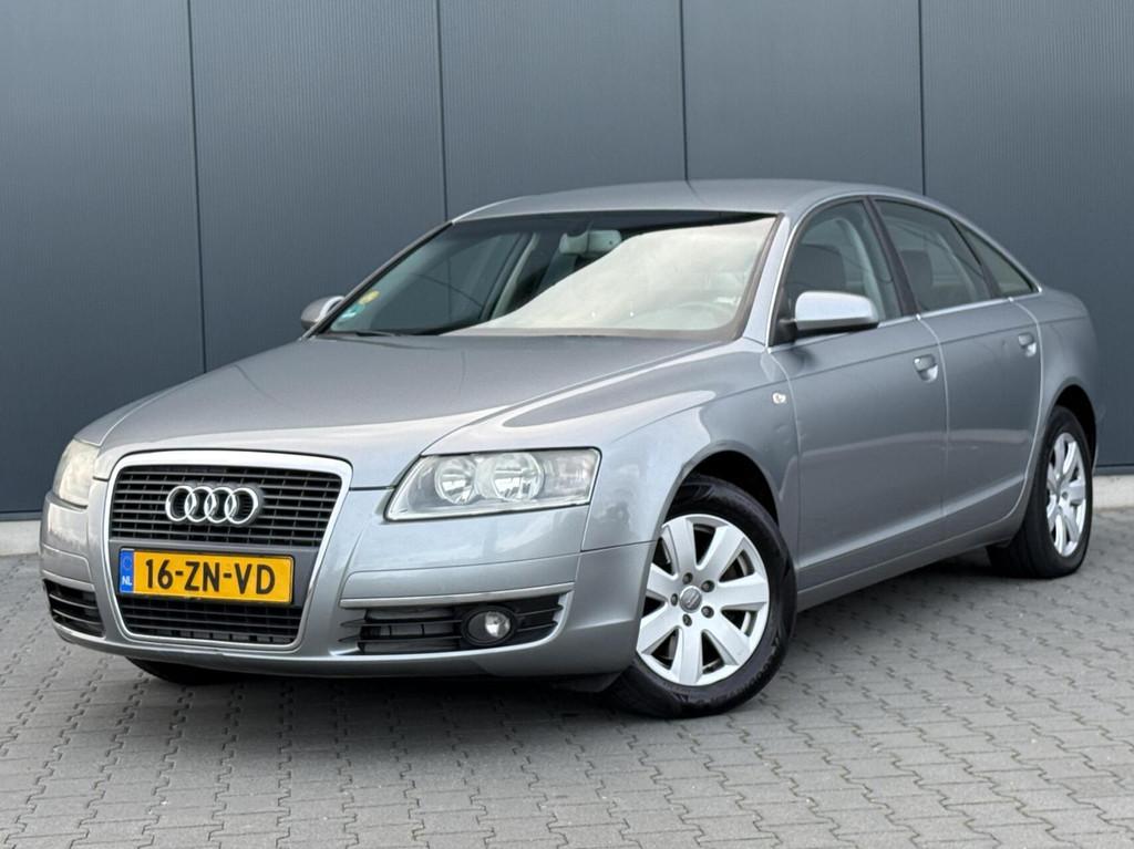 Audi A6 Sedan 2.7 TDI Pro Line Business Navi - Trekhaak - Cr, Auto's, Stof, Zwart, 197 €/maand, 2698 cc