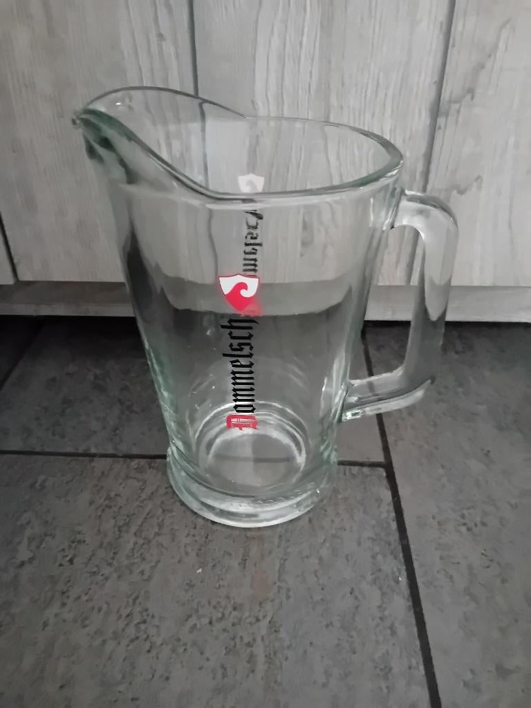 Dommelsch glazen Pitcher 2L, Verzamelen, Biermerken, Ophalen of Verzenden, Zo goed als nieuw, Glas of Glazen, Overige merken