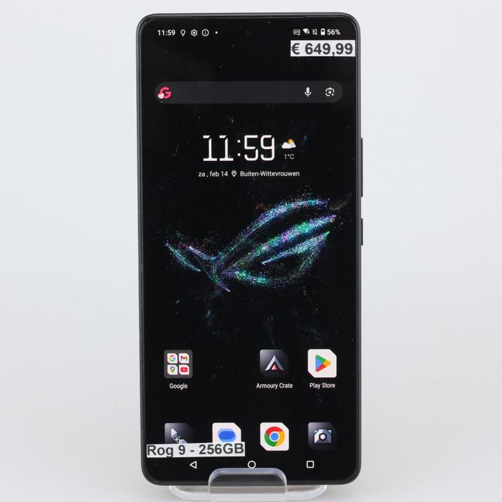 Asus Rog Phone 9 256GB 12GB Ram 185Hz Amoled, Telecommunicatie, Mobiele telefoons | Overige merken, Zo goed als nieuw