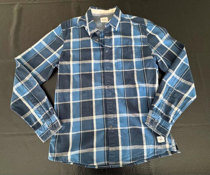 Heren overhemd blouse L blauw geruit edc esprit, Kleding | Heren, Overhemden, Zo goed als nieuw, Halswijdte 41/42 (L), Blauw, Ophalen of Verzenden