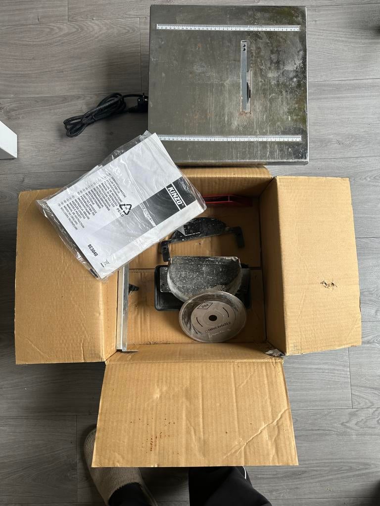 Kinzo tegelzaagmachine, Ophalen, Gebruikt, Overige typen