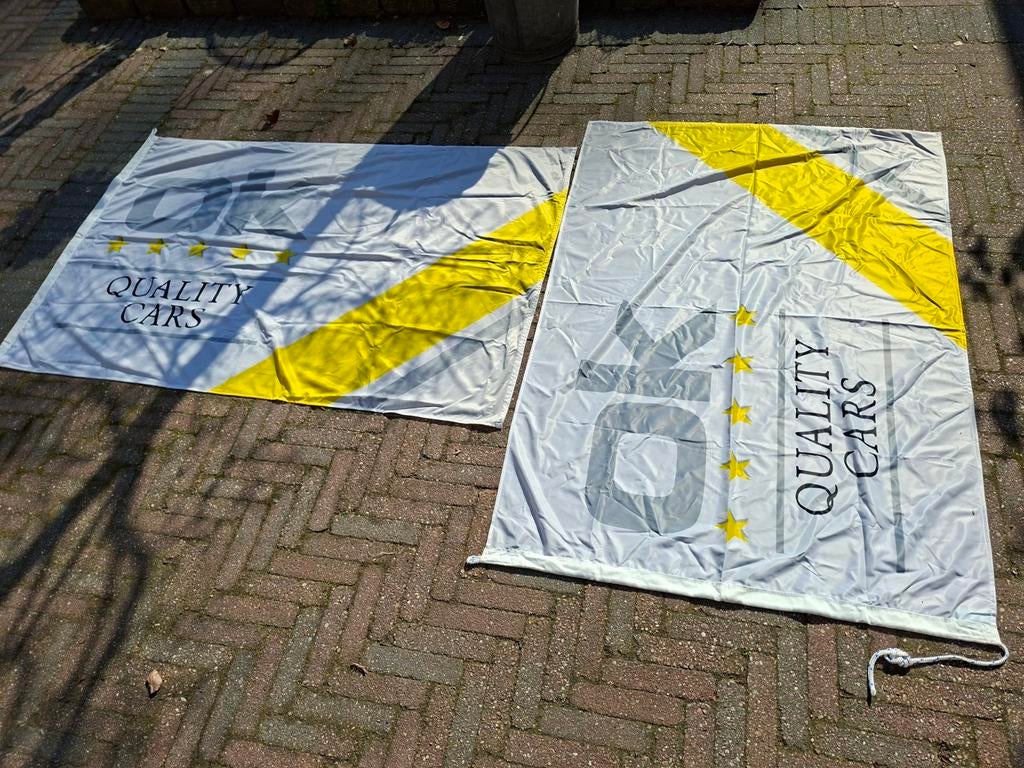 Opel vlag 2x 135x94 OK Quality Cars, Ophalen