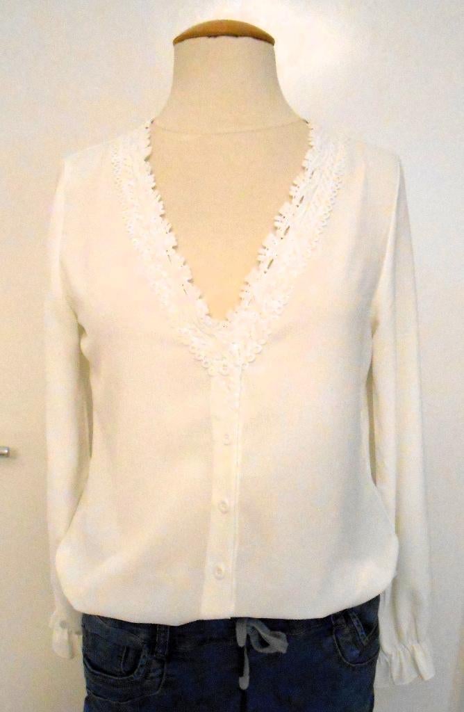 Shein witte blouse mt 36, Kleding | Dames, Blouses en Tunieken, Wit, Nieuw, Ophalen of Verzenden, Maat 36 (S)
