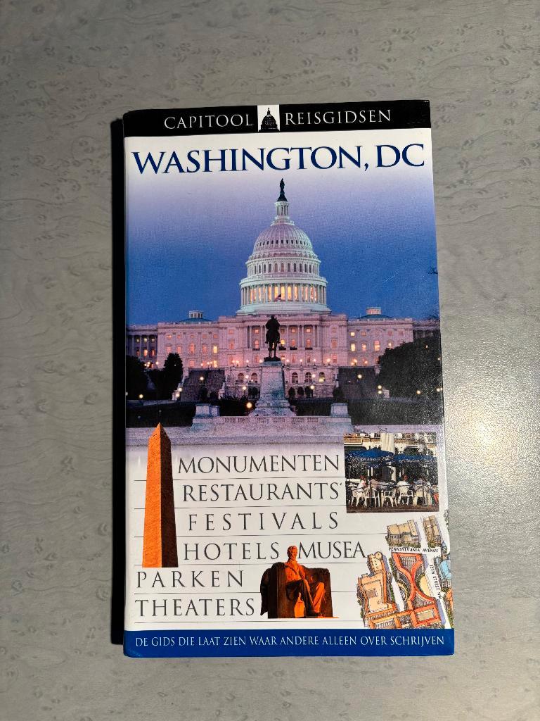Capitool reisgids Washington, DC, Capitool, Ophalen of Verzenden, Zo goed als nieuw, Reisgids of -boek