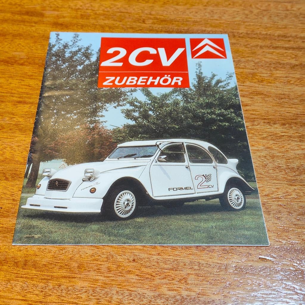 2cv Zubehor Citroën folder, Ophalen of Verzenden, Zo goed als nieuw, Citroën