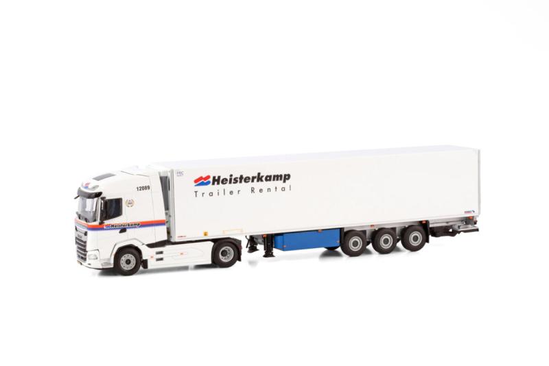 HEISTERKAMP; DAF XG 4X2 REEFER TRAILER - 3 AXLE, Hobby en Vrije tijd, Modelauto's | 1:50, Nieuw, Ophalen of Verzenden, Bus of Vrachtwagen