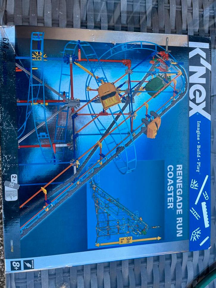 K'nex Renegade Run Coaster - Incompleet, Kinderen en Baby's, Speelgoed | Bouwstenen, Gebruikt, K'nex, Ophalen of Verzenden