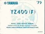 Yamaha YZ400 F model guide 1979 (8034z), Ophalen of Verzenden, Yamaha