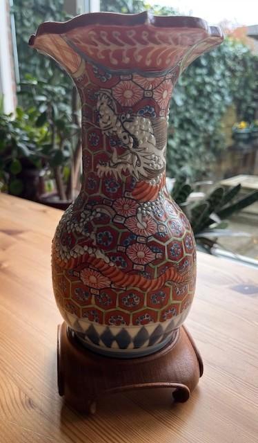 Antieke Japanse Imari Vaas, Antiek en Kunst, Antiek | Vazen, Ophalen of Verzenden