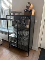 Glazen vitrinekast van Ikea, Ophalen, 50 tot 100 cm, Zo goed als nieuw, 150 tot 200 cm