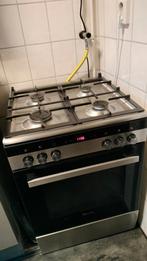 Siemens Gasfornuis met Oven RVS, Witgoed en Apparatuur, Fornuizen, Ophalen, Gebruikt, 4 kookzones, Gas