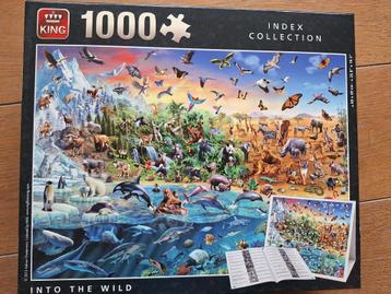 1000 stukjes - Into the Wild - King Index collection beschikbaar voor biedingen