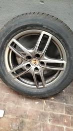 Porsche Cayenne Velgen 19 inch met winterbanden, Auto-onderdelen, Gebruikt, 265 mm, Banden en Velgen, Winterbanden