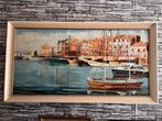 Olieverf schilderij St. Tropez, Antiek en Kunst, Kunst | Schilderijen | Klassiek, Ophalen