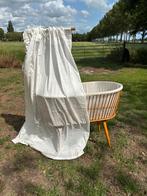 Rotan Wieg met Bekleding, Ophalen, Gebruikt, Wieg