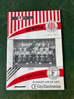 Programmaboekje Sparta - Feyenoord 1991, Verzamelen, Ophalen of Verzenden, Feyenoord