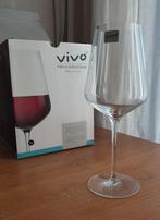 4 Vivo Villeroy & Boch kristallen rode wijnglazen, Ophalen, Zo goed als nieuw, Overige typen