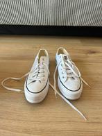 Super leuke witte platform converse allstars, Wit, Ophalen of Verzenden, Converse All Stars, Sneakers of Gympen