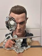 Pure Arts / Sideshow terminator T1000 buste 1:1 schaal, Ophalen of Verzenden, Zo goed als nieuw, Beeldje, Replica of Model