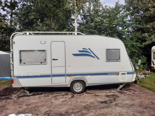 Wilk 460 HTD Bluestar (in prijs verlaagd), Caravans en Kamperen, Caravans, Particulier, tot en met 4, 750 - 1000 kg, Rondzit, Wilk