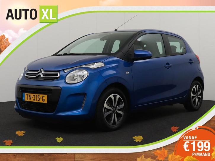 Citroën C1 1.0 Aut. VTi Shine Carplay Camera LED 15'LMV, Auto's, Citroën, Bedrijf, Te koop, C1, ABS, Achteruitrijcamera, Airbags