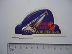 sticker pretpark WALIBI spaceshot wie durft space shot, Verzamelen, Stickers, Overige typen, Zo goed als nieuw, Verzenden