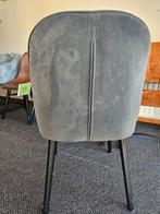 Stoel groen velours Barbara velvet opruiming, Ophalen of Verzenden, Nieuw, Overige kleuren, Eén
