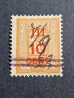 070) BELASTINGZEGEL RENTEZEGEL LOONKLASSE IV- III 10 CENT, Postzegels en Munten, Postzegels | Nederland, T/m 1940, Verzenden, Gestempeld