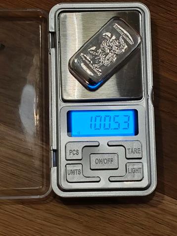 Zilverbaar 100 gram - Unicorn beschikbaar voor biedingen