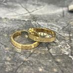 14k gouden oorbellen versace prachtig model, Ophalen of Verzenden, Nieuw, Goud