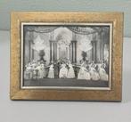 Jewel Ball - bal vintage zwart-wit foto ingelijst operetta, Ophalen of Verzenden, Zo goed als nieuw, Klederdracht, Foto