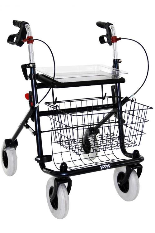 Premis Provo Rollator Zwart Rollator, Diversen, Rollators, Zo goed als nieuw, Lichtgewicht, Opvouwbaar, Ophalen