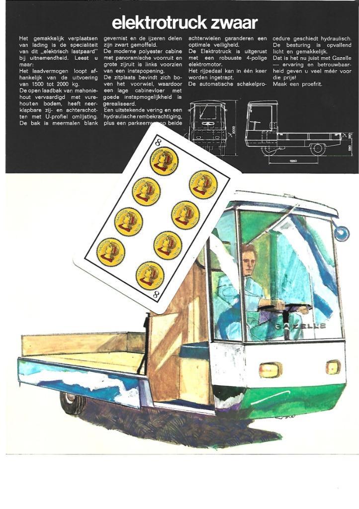 Gazelle elektro truck zwaar (A3539), Boeken, Vervoer en Transport, Zo goed als nieuw, Vrachtwagen, Ophalen of Verzenden