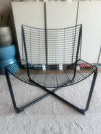 Vintage Jarpen Stoel IKEA - Zwart Metalen Design, Ophalen, Gebruikt, Zwart, Metaal
