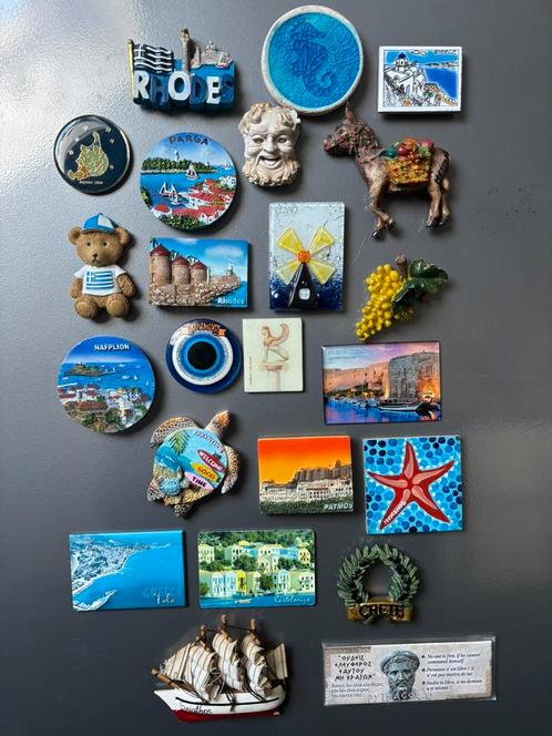 Koelkastmagneten uit Griekenland en de Griekse eilanden NR 2, Verzamelen, Overige Verzamelen, Zo goed als nieuw, Ophalen of Verzenden