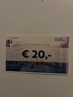 Hotel giftcard 20 euro, Tickets en Kaartjes, Kortingen en Cadeaubonnen, Eén persoon, Kortingsbon, Overige typen